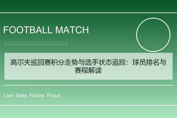 高尔夫巡回赛积分走势与选手状态追踪：球员排名与赛程解读